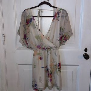 Urban outfitters floral open back dress